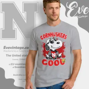 Snoopy Nebraska Cornhuskers Cool T shirt