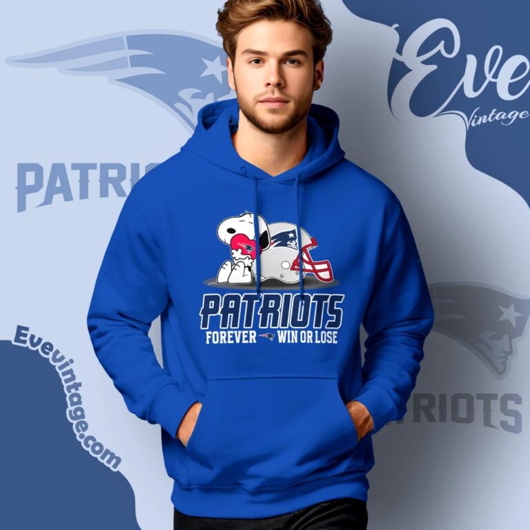 Snoopy New England Patriots Forever Win Or Lose Shirt Hoodie Snoopy New England Patriots Forever Win Or Lose Shirt Hoodie