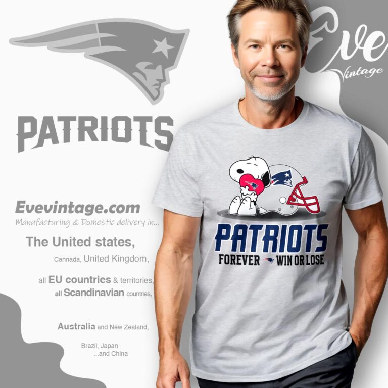 Snoopy New England Patriots Forever Win Or Lose Shirt T shirt Snoopy New England Patriots Forever Win Or Lose Shirt T shirt