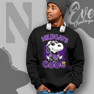 Snoopy Northwestern Wildcats Cool Sweatshirt