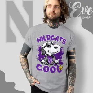 Snoopy Northwestern Wildcats Cool T shirt