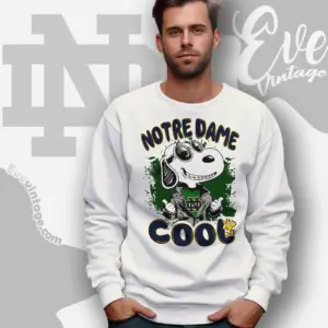 Snoopy Notre Dame Fighting Irish Cool Sweatshirt