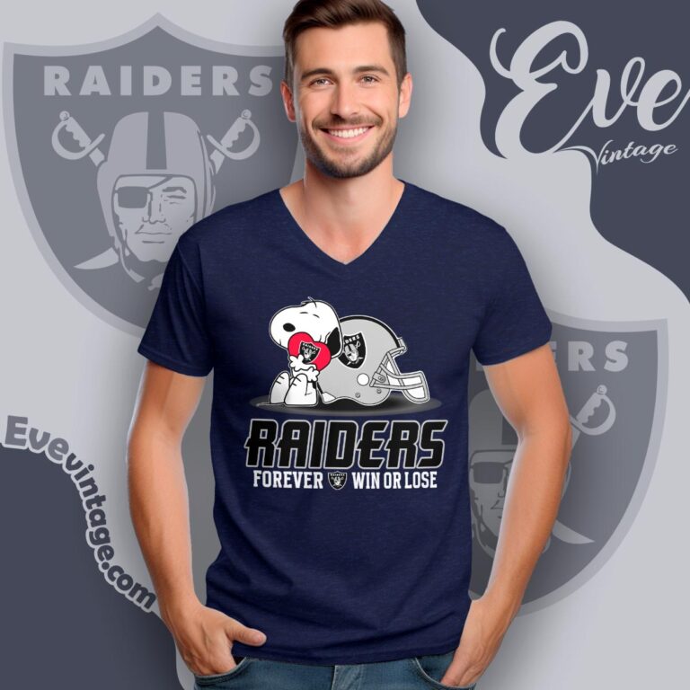 Snoopy Oakland Raiders Forever Win Or Lose Shirt V Neck TShirt Snoopy Oakland Raiders Forever Win Or Lose Shirt V Neck TShirt