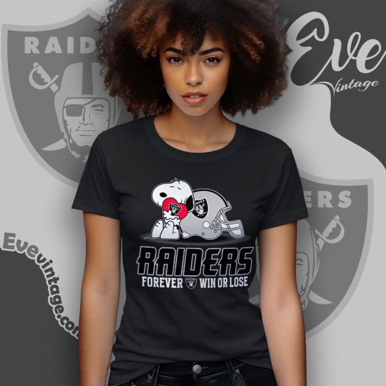 Snoopy Oakland Raiders Forever Win Or Lose Shirt Women T shirt Snoopy Oakland Raiders Forever Win Or Lose Shirt Women T shirt