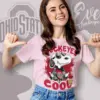 Snoopy Ohio State Buckeyes Cool Women T shirt