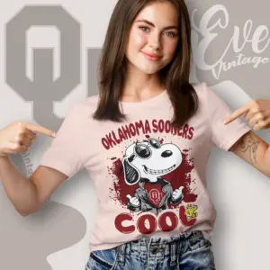 Snoopy Oklahoma Sooners Cool Women T shirt