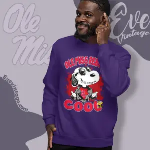 Snoopy Ole Miss Rebels Cool Sweatshirt