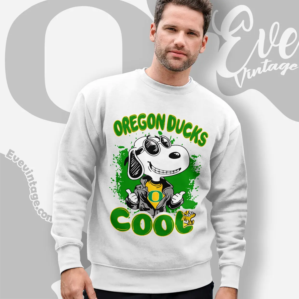Snoopy Oregon Ducks Cool Sweatshirt Snoopy Oregon Ducks Cool Sweatshirt