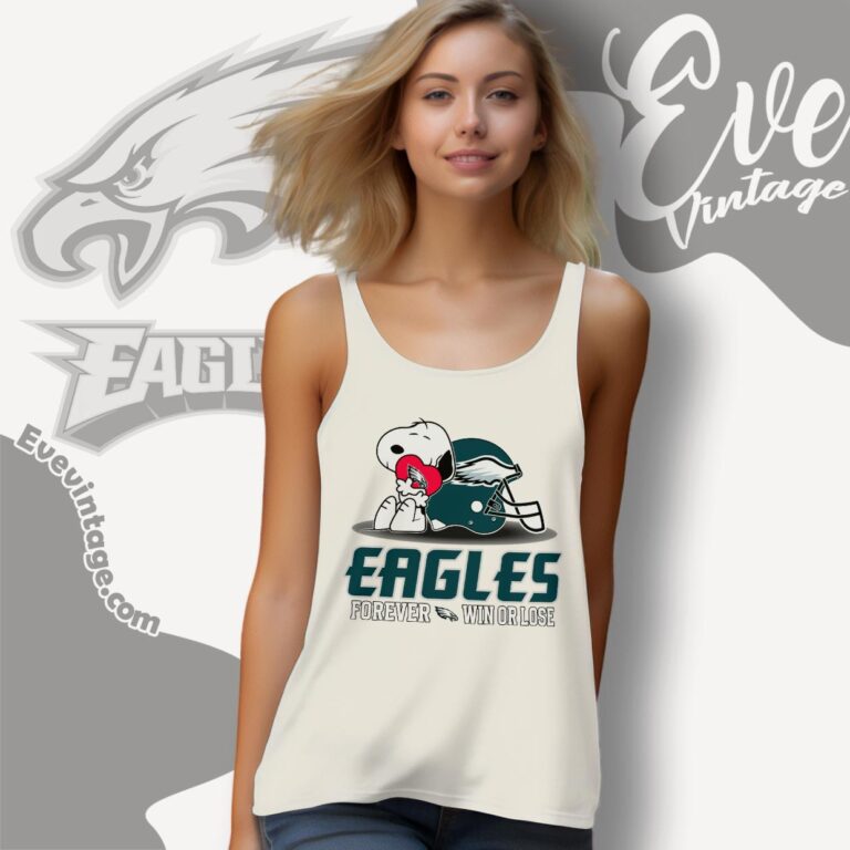 Snoopy Philadelphia Eagles Forever Win Or Lose Shirt Tank Top Racerback Snoopy Philadelphia Eagles Forever Win Or Lose Shirt Tank Top Racerback