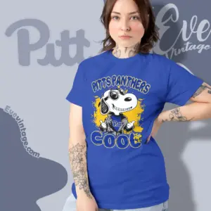 Snoopy Pitt Panthers Cool Women T shirt