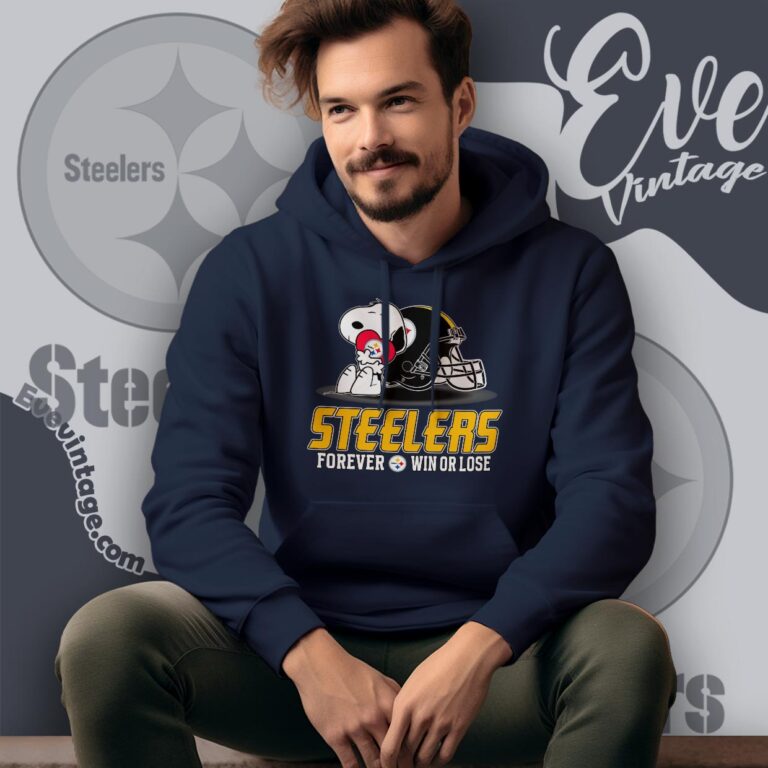 Snoopy Pittsburgh Steelers Forever Win Or Lose Shirt Hoodie Snoopy Pittsburgh Steelers Forever Win Or Lose Shirt Hoodie