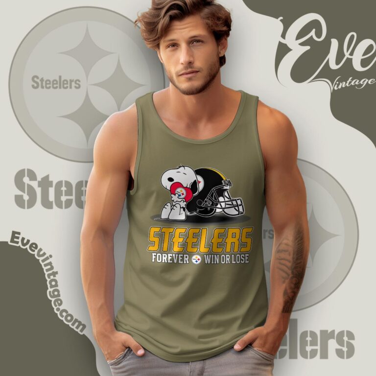 Snoopy Pittsburgh Steelers Forever Win Or Lose Shirt Tank Top Racerback Snoopy Pittsburgh Steelers Forever Win Or Lose Shirt Tank Top Racerback