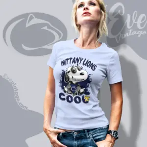Snoopy Psu Nittany Lions Cool Women T shirt