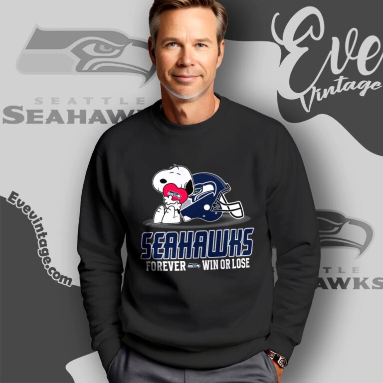 Snoopy Seattle Seahawks Forever Win Or Lose Shirt Sweatshirt Snoopy Seattle Seahawks Forever Win Or Lose Shirt Sweatshirt