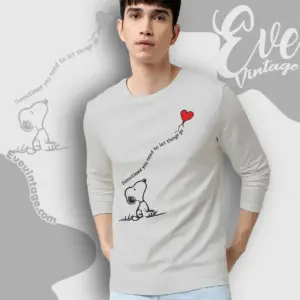 Snoopy Sometimes You Need To Let Thing Go Long Sleeve Tee