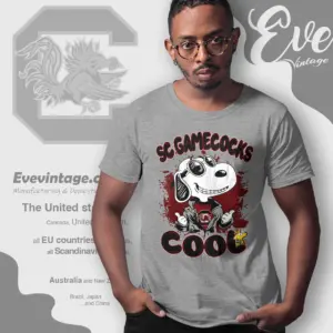 Snoopy South Carolina Gamecocks Cool T shirt