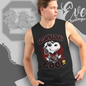Snoopy South Carolina Gamecocks Cool Tank Top Racerback