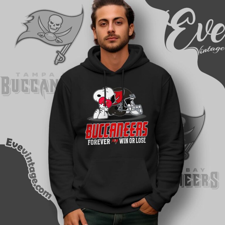 Snoopy Tampa Bay Buccaneers Forever Win Or Lose Shirt Hoodie Snoopy Tampa Bay Buccaneers Forever Win Or Lose Shirt Hoodie