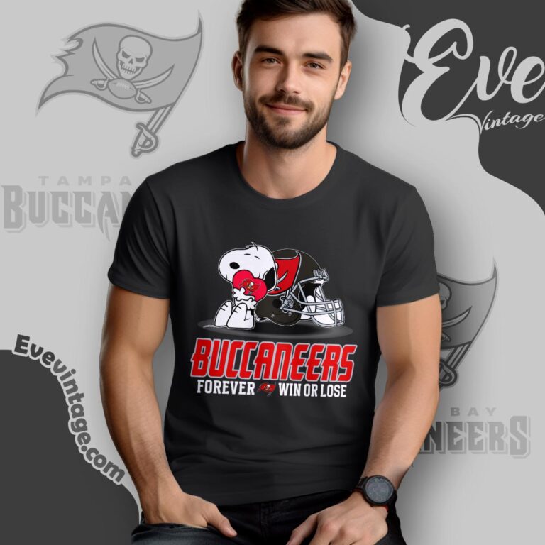 Snoopy Tampa Bay Buccaneers Forever Win Or Lose Shirt T shirt Snoopy Tampa Bay Buccaneers Forever Win Or Lose Shirt T shirt