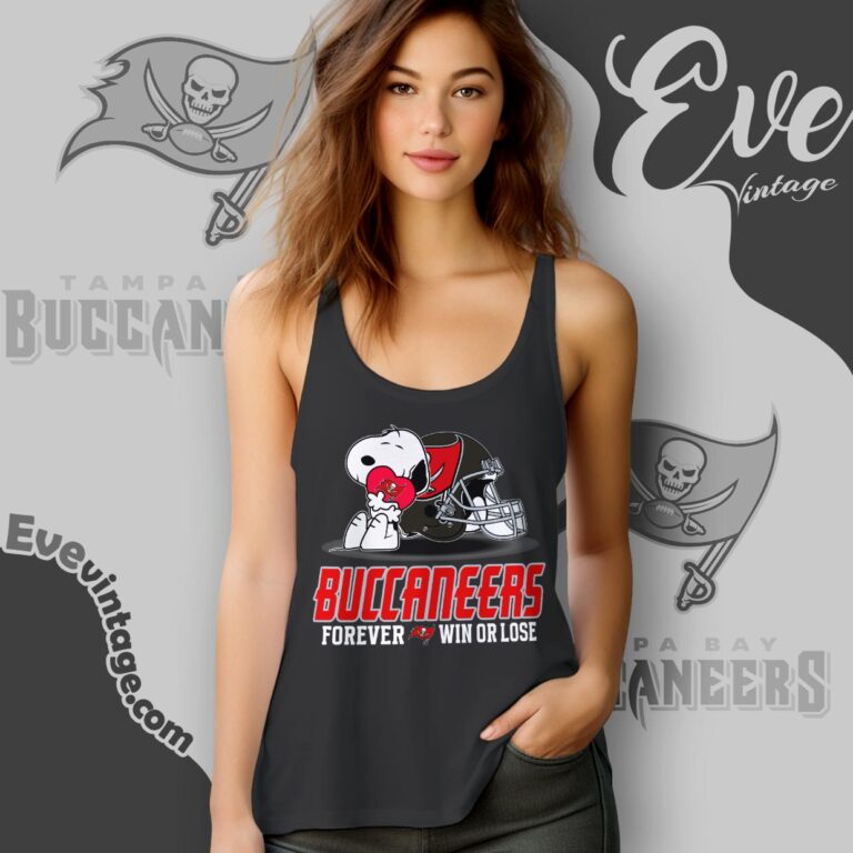 Snoopy Tampa Bay Buccaneers Forever Win Or Lose Shirt Tank Top Racerback Snoopy Tampa Bay Buccaneers Forever Win Or Lose Shirt Tank Top Racerback