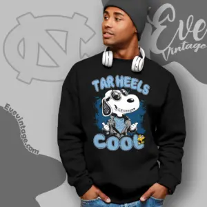 Snoopy Tar Heels Cool Sweatshirt
