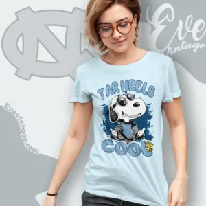 Snoopy Tar Heels Cool Women T shirt