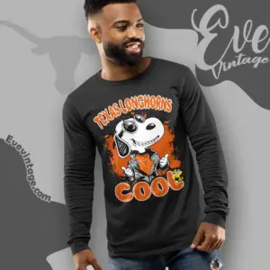 Snoopy Texas Longhorns Cool Long Sleeve Tee