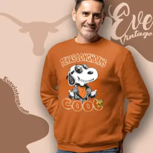 Snoopy Texas Longhorns Cool Sweatshirt