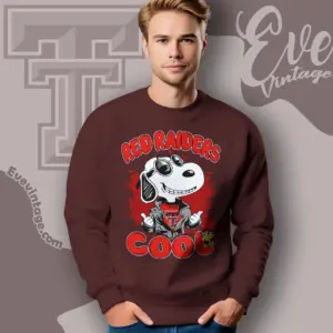 Snoopy Texas Tech Red Raiders Cool Sweatshirt