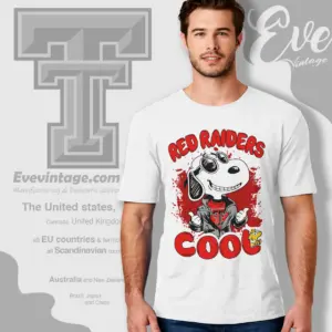Snoopy Texas Tech Red Raiders Cool T shirt