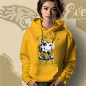 Snoopy Towson Tigers Cool Hoodie
