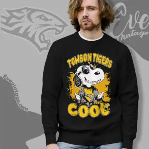 Snoopy Towson Tigers Cool Sweatshirt