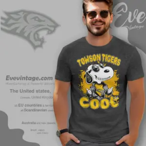 Snoopy Towson Tigers Cool T shirt