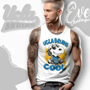 Snoopy Ucla Bruins Cool Tank Top Racerback