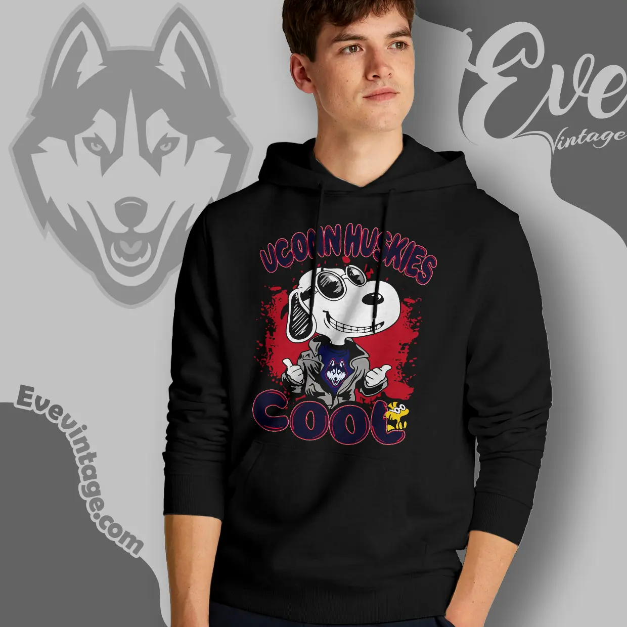 Snoopy Uconn Huskies Cool Hoodie Snoopy Uconn Huskies Cool Hoodie