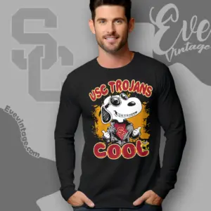 Snoopy Usc Trojans Cool Long Sleeve Tee