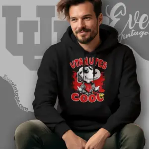 Snoopy Utah Utes Cool Hoodie