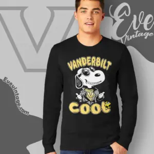 Snoopy Vanderbilt Commodores Cool Long Sleeve Tee