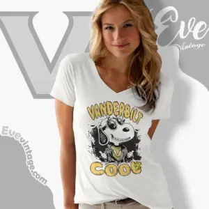 Snoopy Vanderbilt Commodores Cool V Neck TShirt