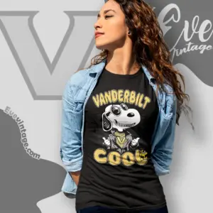 Snoopy Vanderbilt Commodores Cool Women T shirt