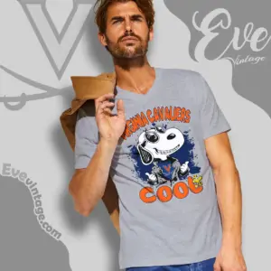 Snoopy Virginia Cavaliers Cool V Neck TShirt