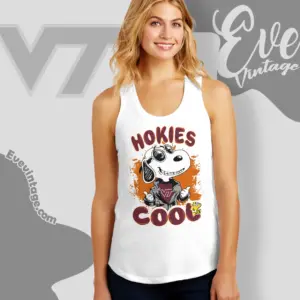Snoopy Virginia Tech Hokies Cool Tank Top Racerback