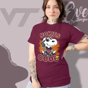 Snoopy Virginia Tech Hokies Cool Women T shirt