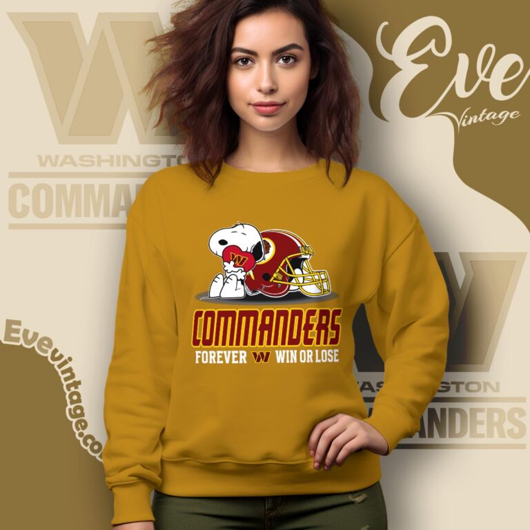 Snoopy Washington Commanders Forever Win Or Lose Shirt Sweatshirt Snoopy Washington Commanders Forever Win Or Lose Shirt Sweatshirt