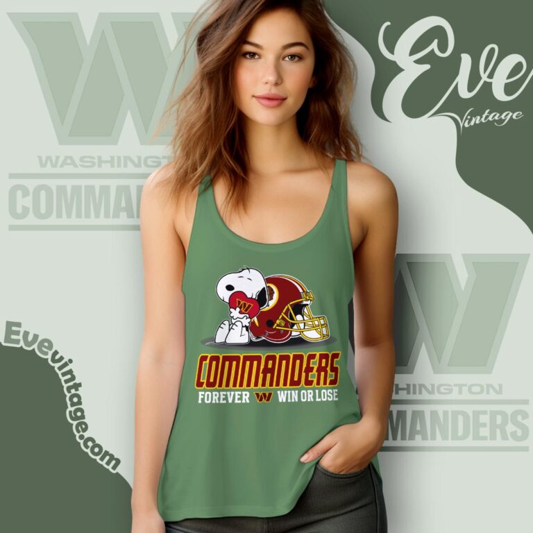 Snoopy Washington Commanders Forever Win Or Lose Shirt Tank Top Racerback Snoopy Washington Commanders Forever Win Or Lose Shirt Tank Top Racerback