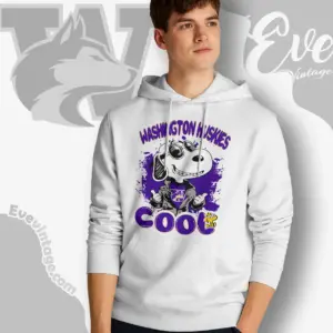 Snoopy Washington Huskies Cool Hoodie