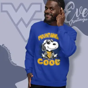 Snoopy West Virginia Mountaineers Cool Sweatshirt