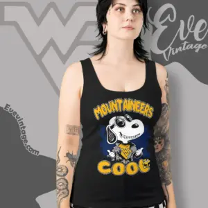 Snoopy West Virginia Mountaineers Cool Tank Top Racerback