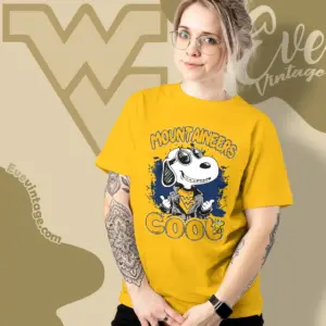 Snoopy West Virginia Mountaineers Cool Women T shirt