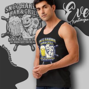 Snug Harbor Bar And Grill Shirt Ny Dive Bar Tank Top Racerback